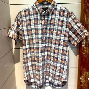 Beams Plus Popover seersucker shirt